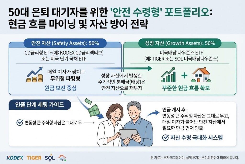 50대 은퇴 대기자를 위한 연금저축 IRP 안전 수령형 자산 방어 포트폴리오