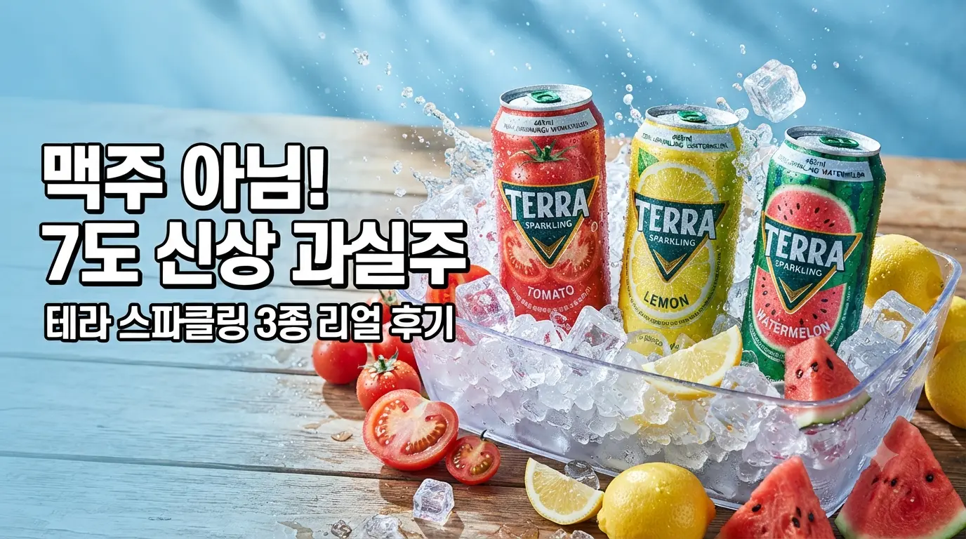 하이트진로 신제품 테라 스파클링 3종 썸네일