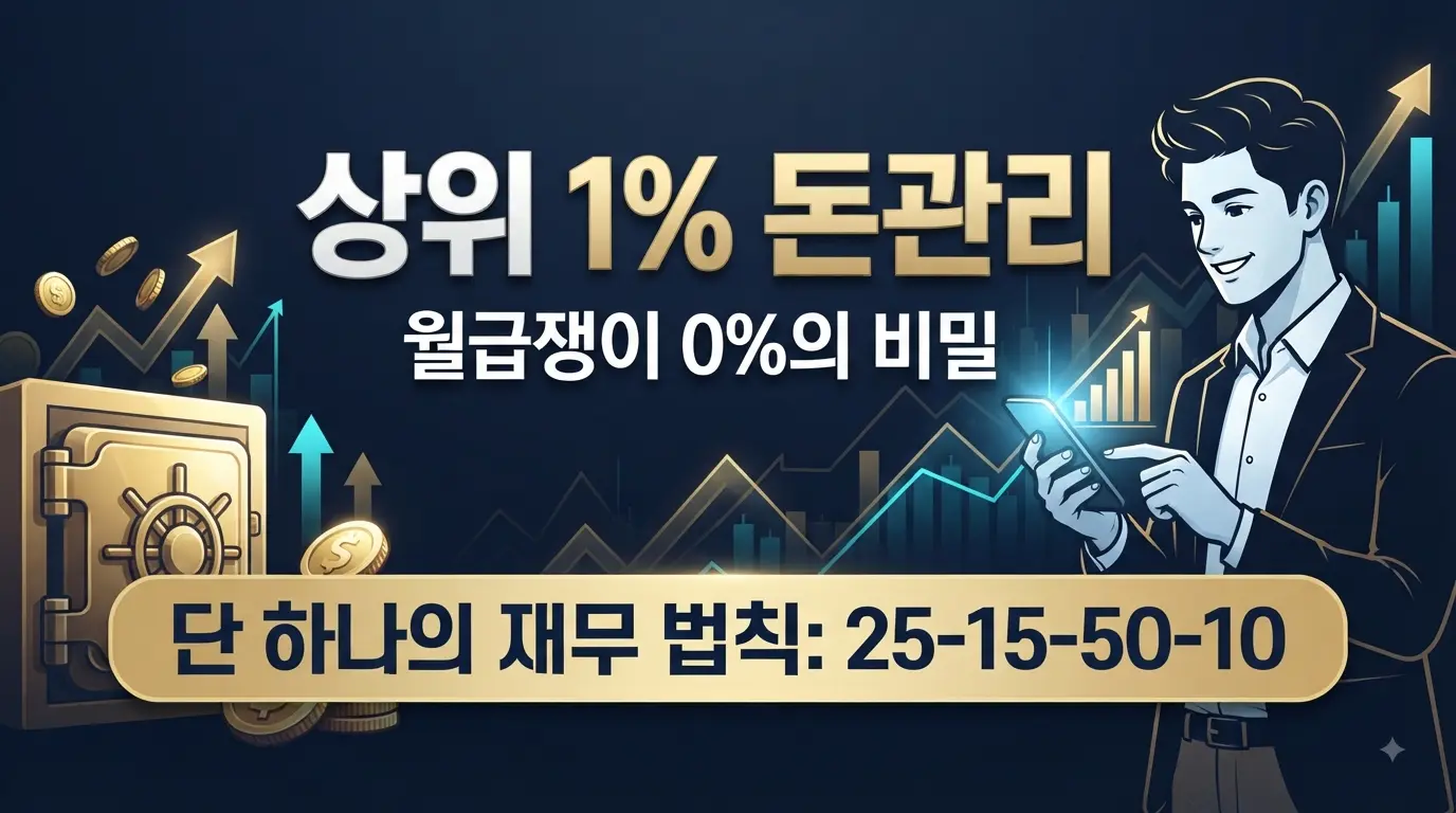 상위 1퍼센트 돈관리와 월급쟁이 0%의 비밀을 다룬 재테크 블로그 썸네일