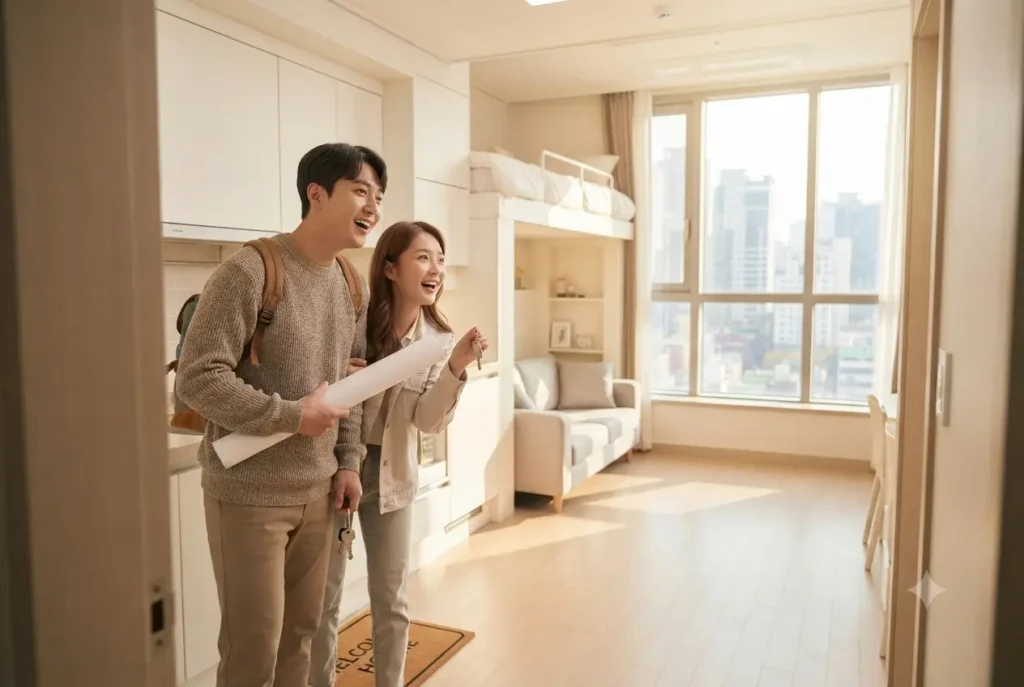 생애최초 주택 및 주거용 오피스텔 취득세 감면 혜택을 기대하는 청년층의 내 집 마련 모습