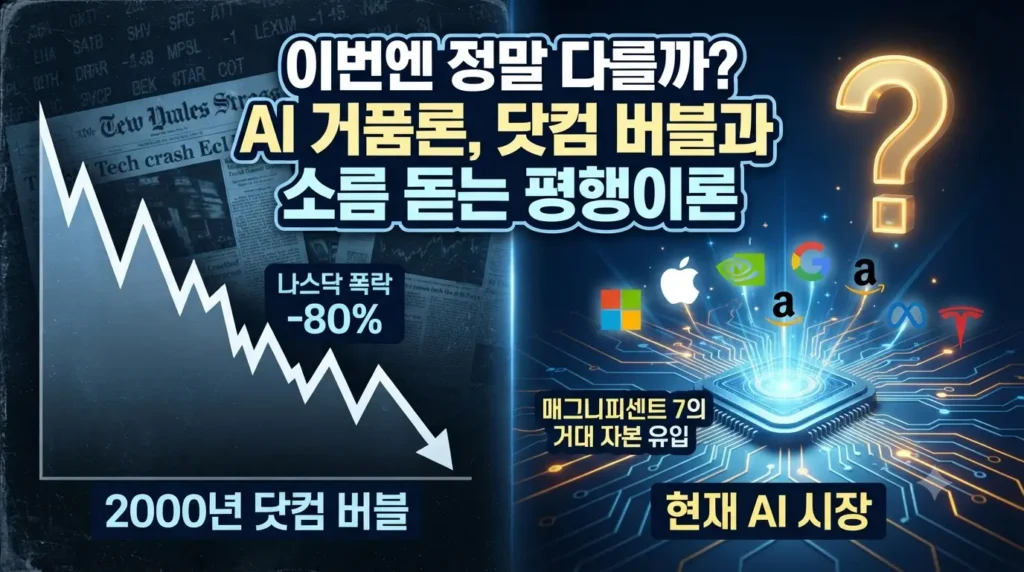 역사상 가장 거대한 기술주 열풍, AI 버블은 닷컴 버블과 어떻게 닮았는가