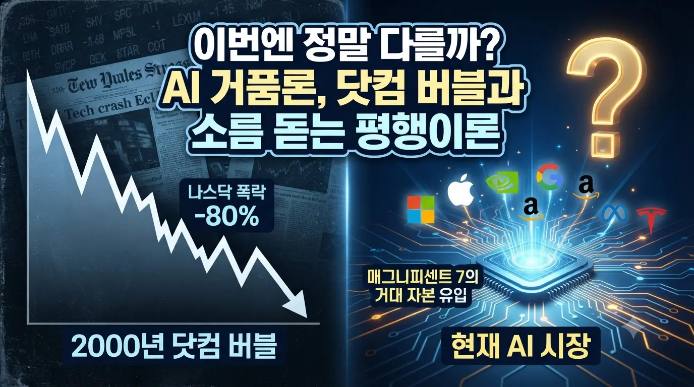 역사상 가장 거대한 기술주 열풍, AI 버블은 닷컴 버블과 어떻게 닮았는가