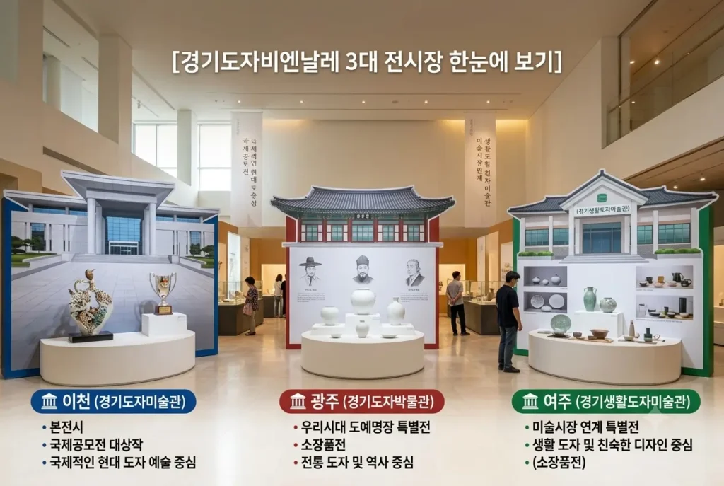 경기도자비엔날레 입장권 무료 할인 대상자 기준 확인 후 방문하기 좋은 이천 광주 여주 3대 전시장 특징 안내