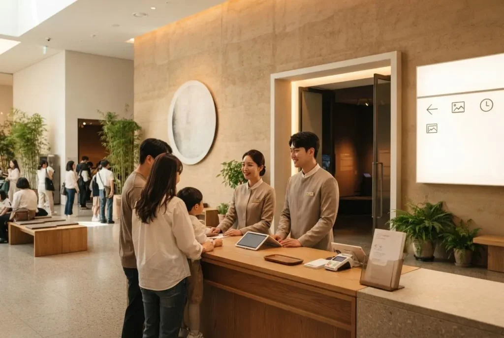 증빙 서류 지참 시 혜택을 받을 수 있는 경기도자비엔날레 입장권 무료 할인 대상자 기준 관련 매표소 전경